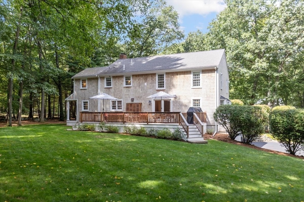 198 Pine Street Norwell, MA 02061 - Photo 29 of 31 a view of a house with a big yard and large trees