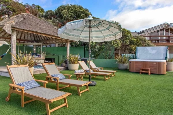 a view of a big house with a big yard