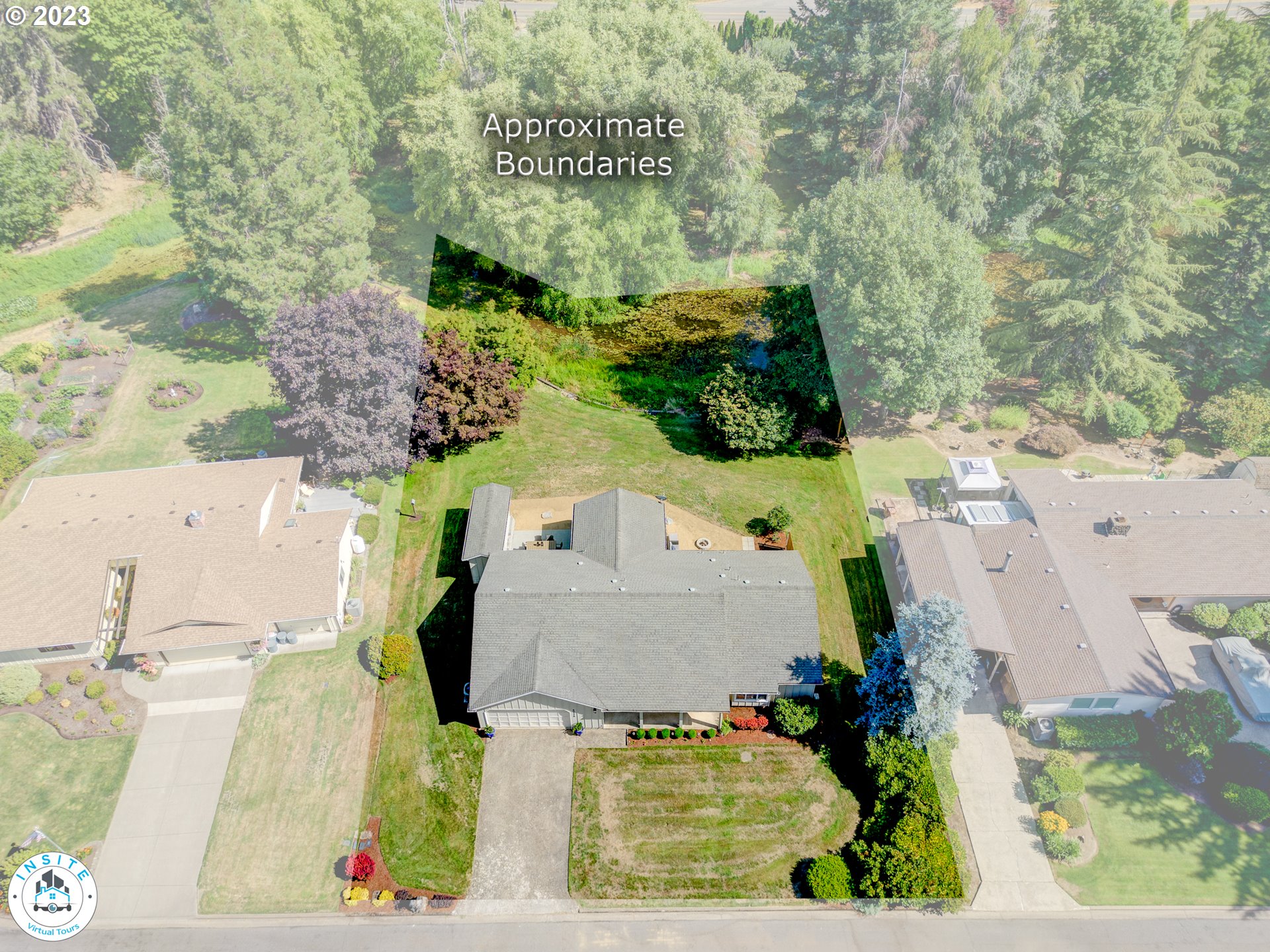 40176 York Lane Springfield, OR 97478 - Photo 44 of 48 an aerial view of residential houses with outdoor space