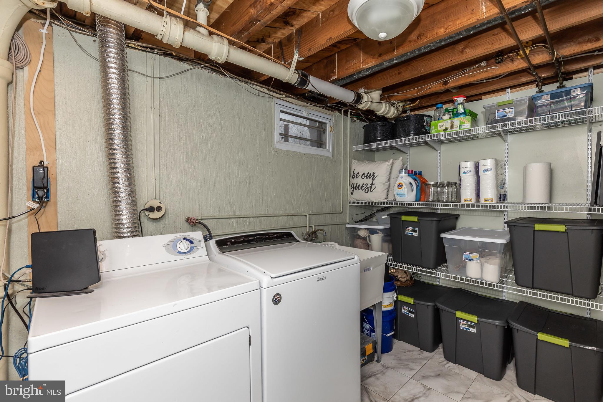 110 Charmuth Road Lutherville-Timonium, MD 21093 - Photo 41 of 50 Basement Laundry & Storage