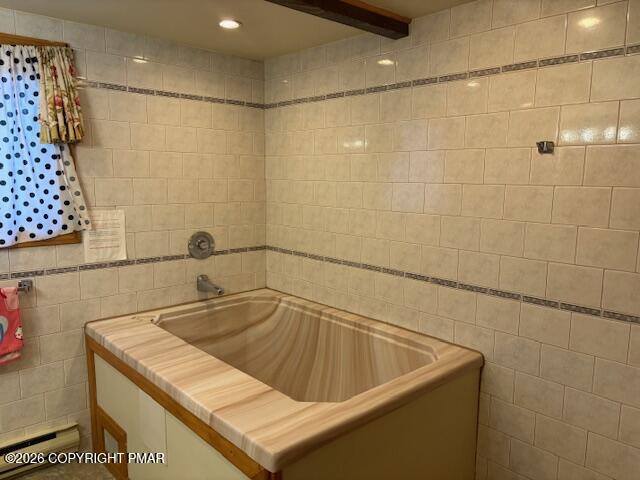 141 Mansfield Court Bushkill, PA 18324 - Photo 14 of 28 a bathroom with a sink and a shower