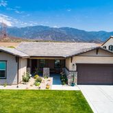 a front view of house with yard