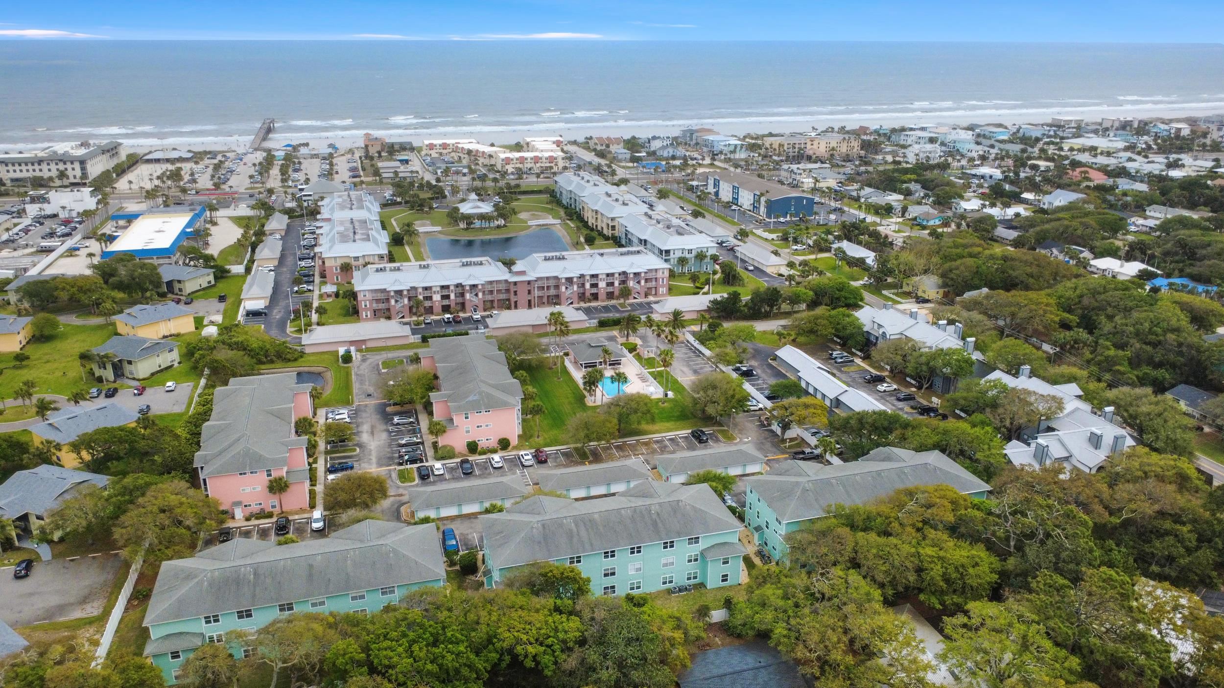204 16th Street, Unit G St. Augustine Beach, FL 32080 - Photo 29 of 31 an aerial view of multiple house