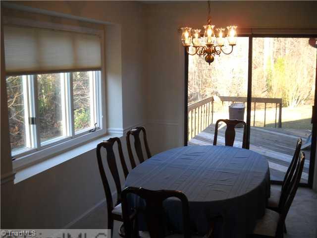 142 Old Mill Road, Unit D High Point, NC 27265 - Photo 3 of 16 Dining Room. Dining room is open to the living room and has sliding glass doors that lead to the deck