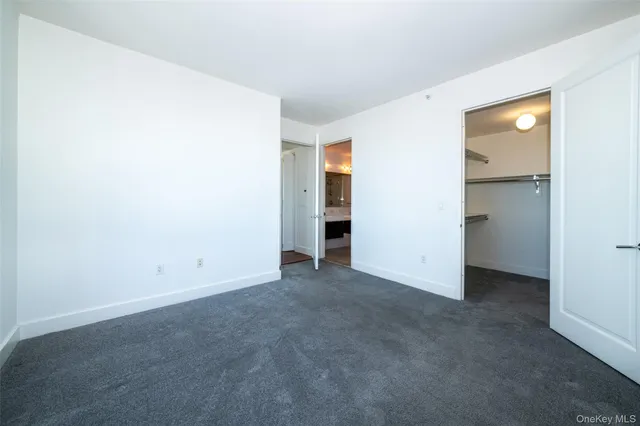 an empty room with an entryway