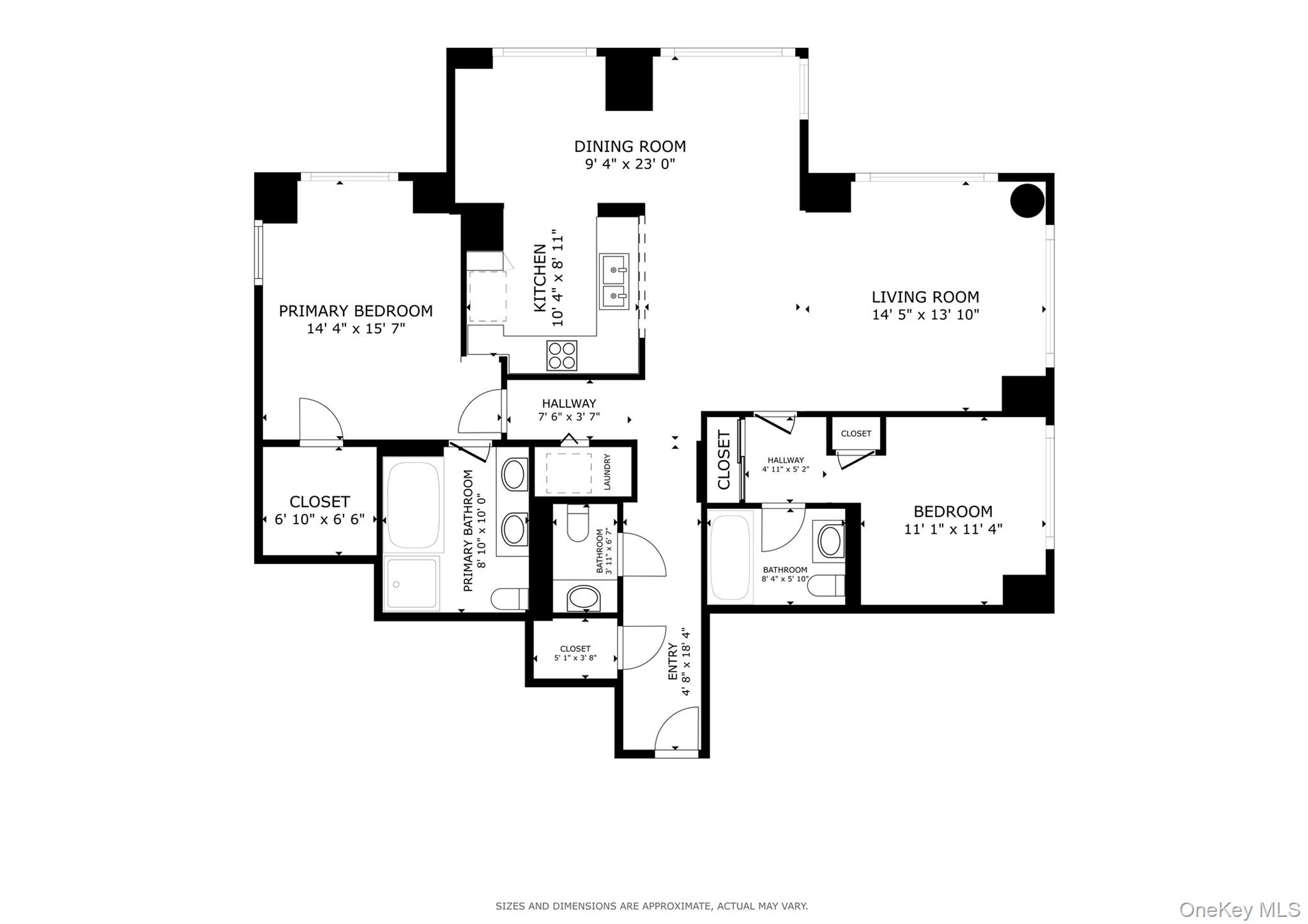175 Huguenot Street, Unit 1402 New Rochelle, NY 10801 - Photo 23 of 24 View of room layout