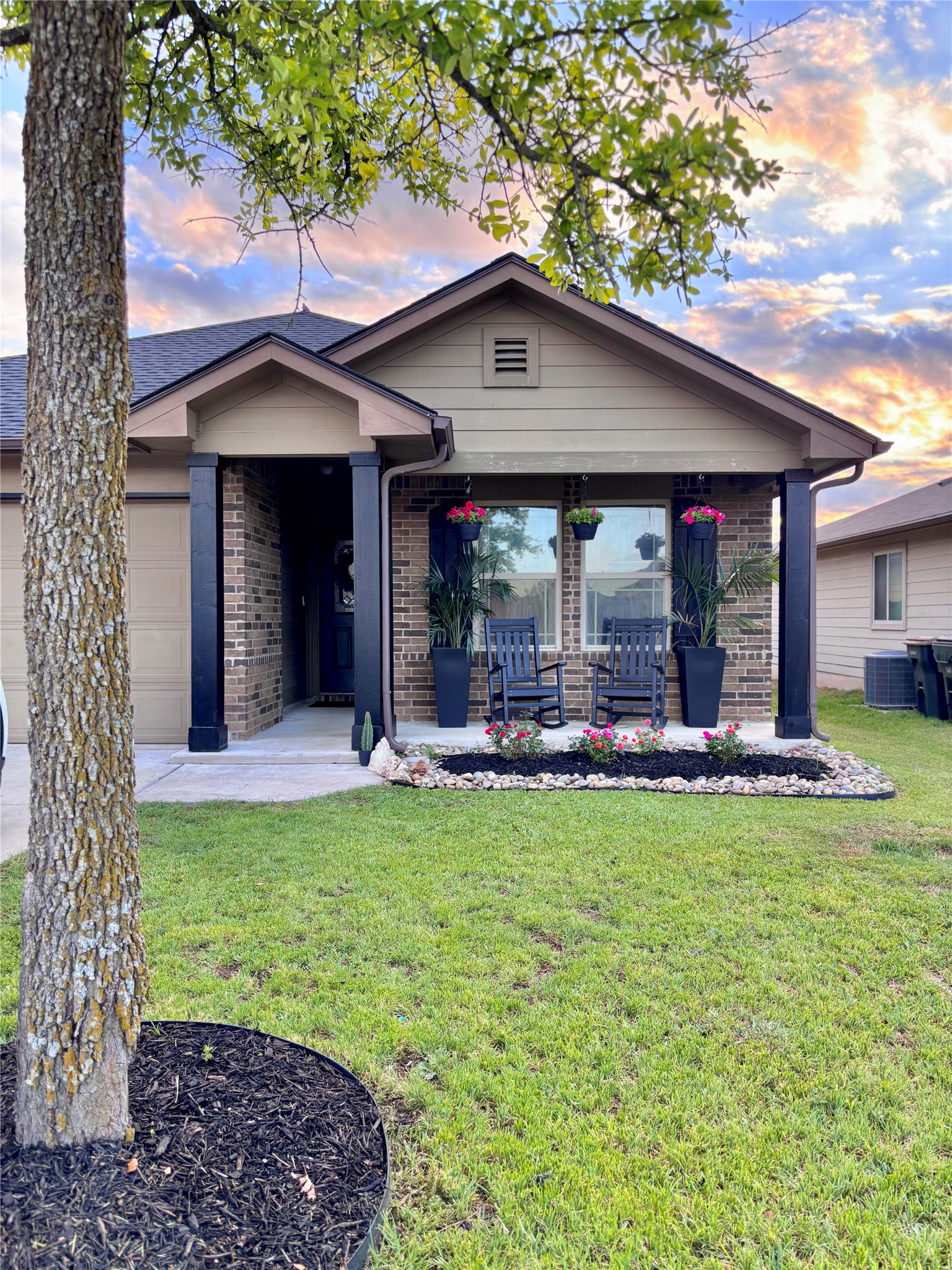 606 Old Peak Road Georgetown, TX 78626 - Photo 3 of 16 a view of a house with backyard porch and sitting area