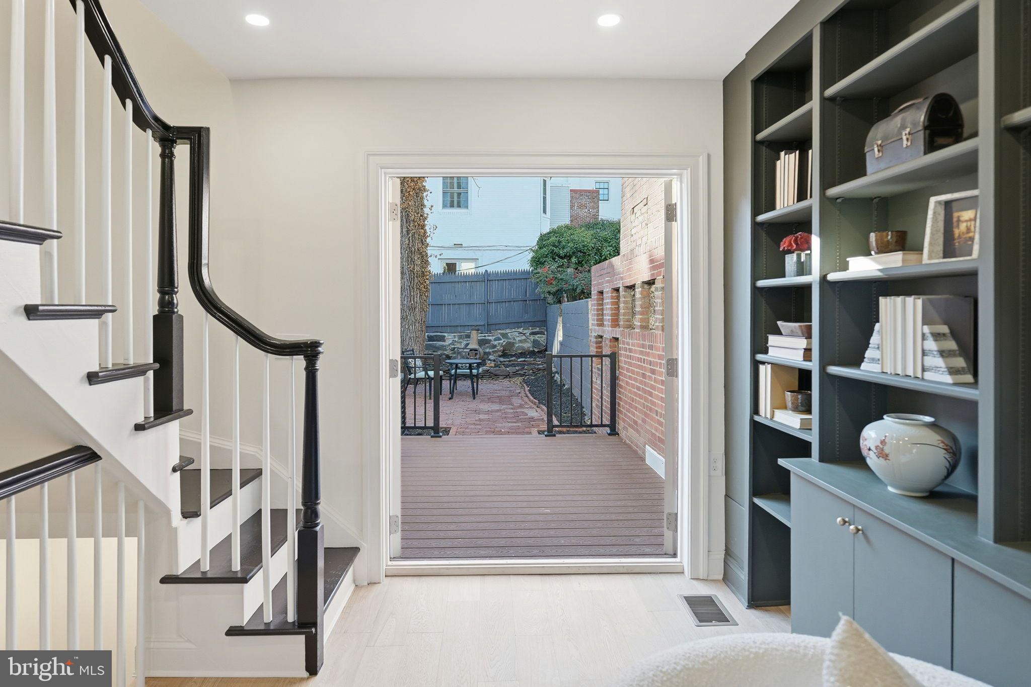 1608 33rd Street Northwest Washington, DC 20007 - Photo 6 of 16 a view of entryway and workspace