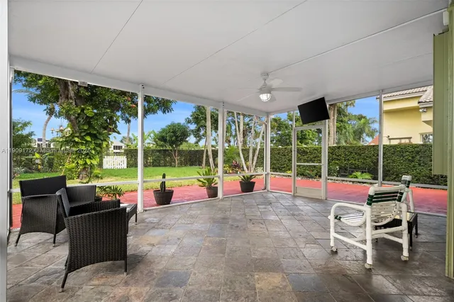 a view of outdoor space with trees