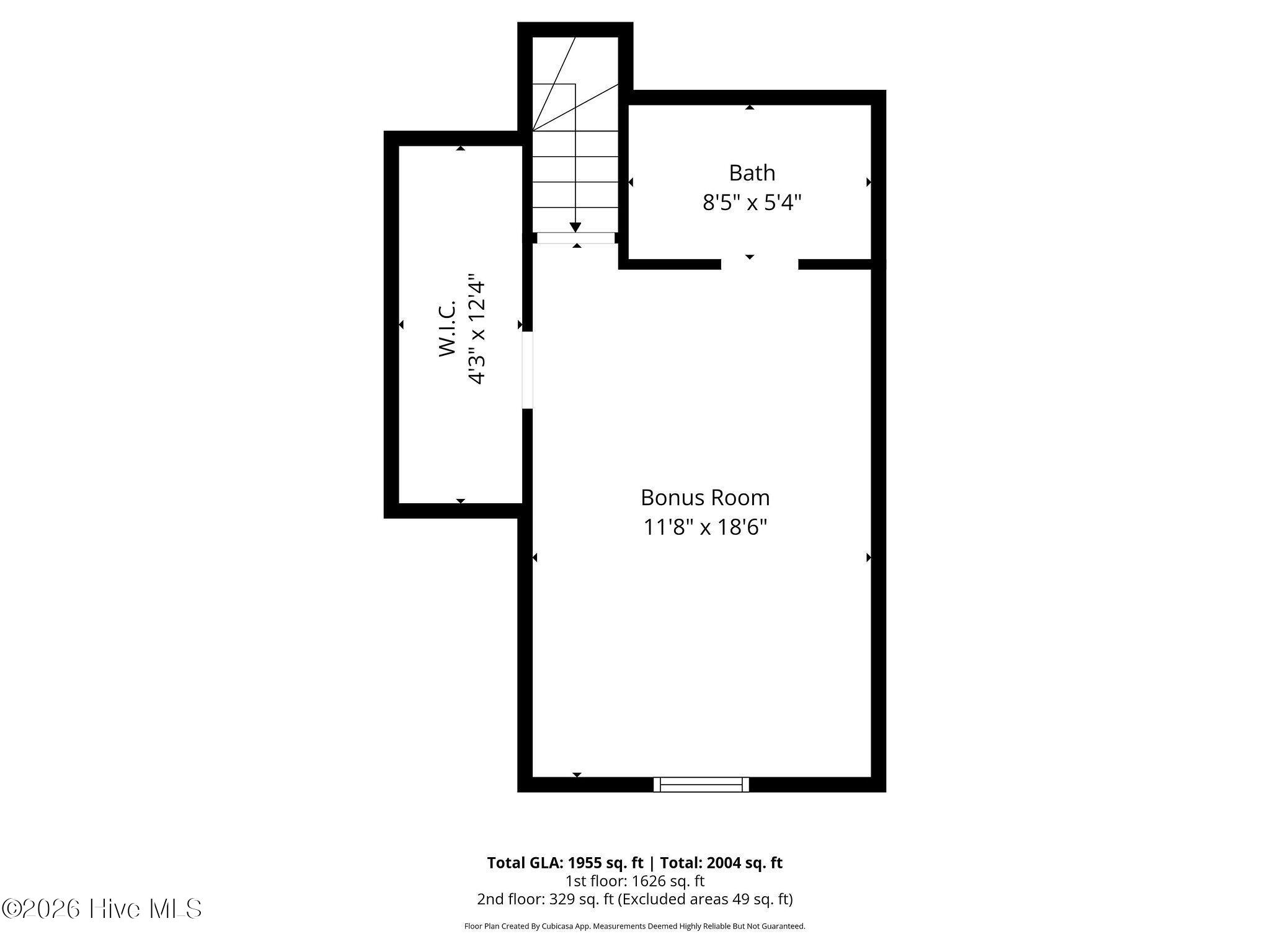 111 Autumn Ridge Drive Pikeville, NC 27863 - Photo 33 of 33 2nd_floor_111_autmn_ridge_drive_pikevill
