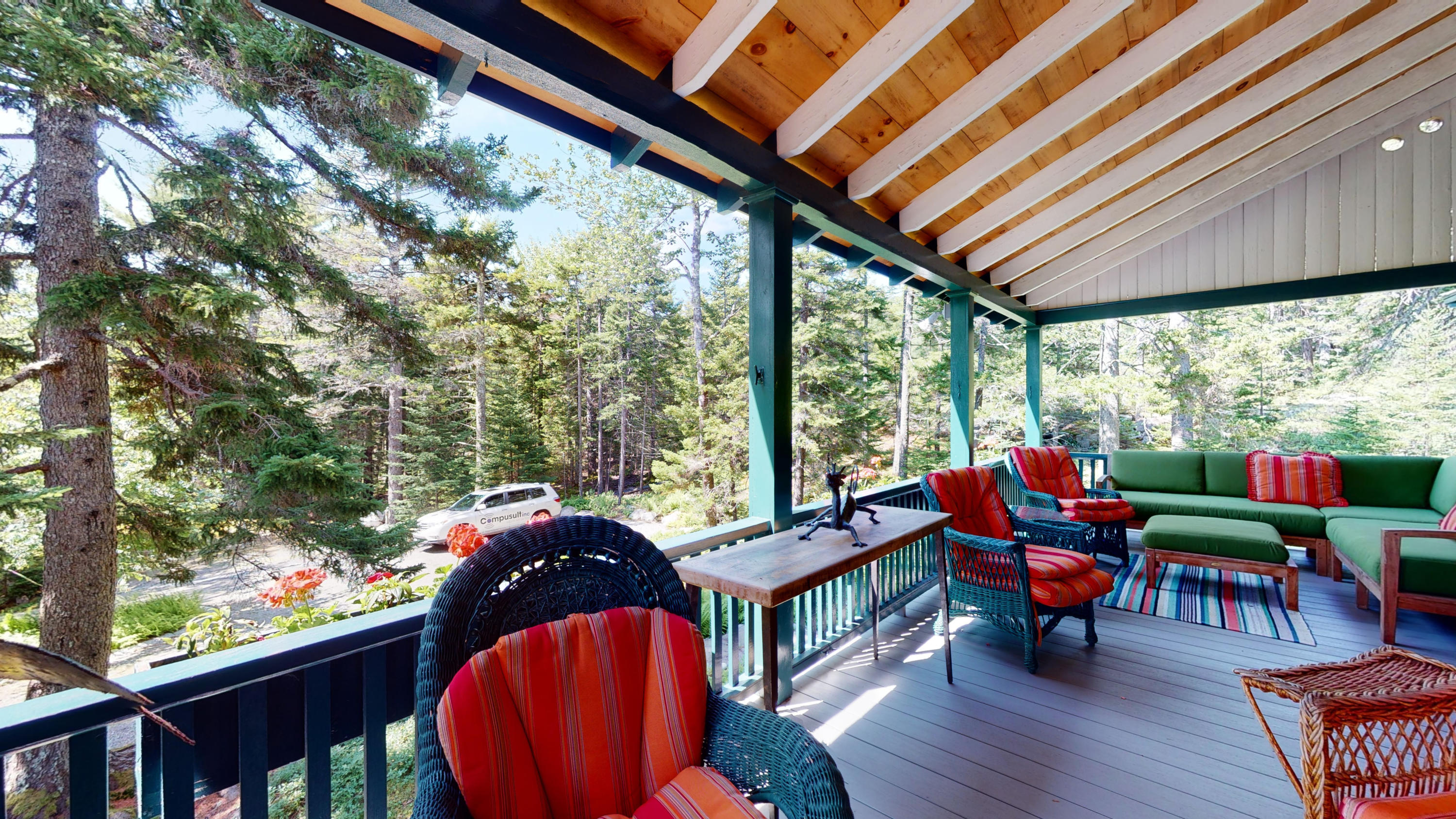 16 Harborside Road Northeast Harbor, ME 04662 - Photo 3 of 32 The covered porch