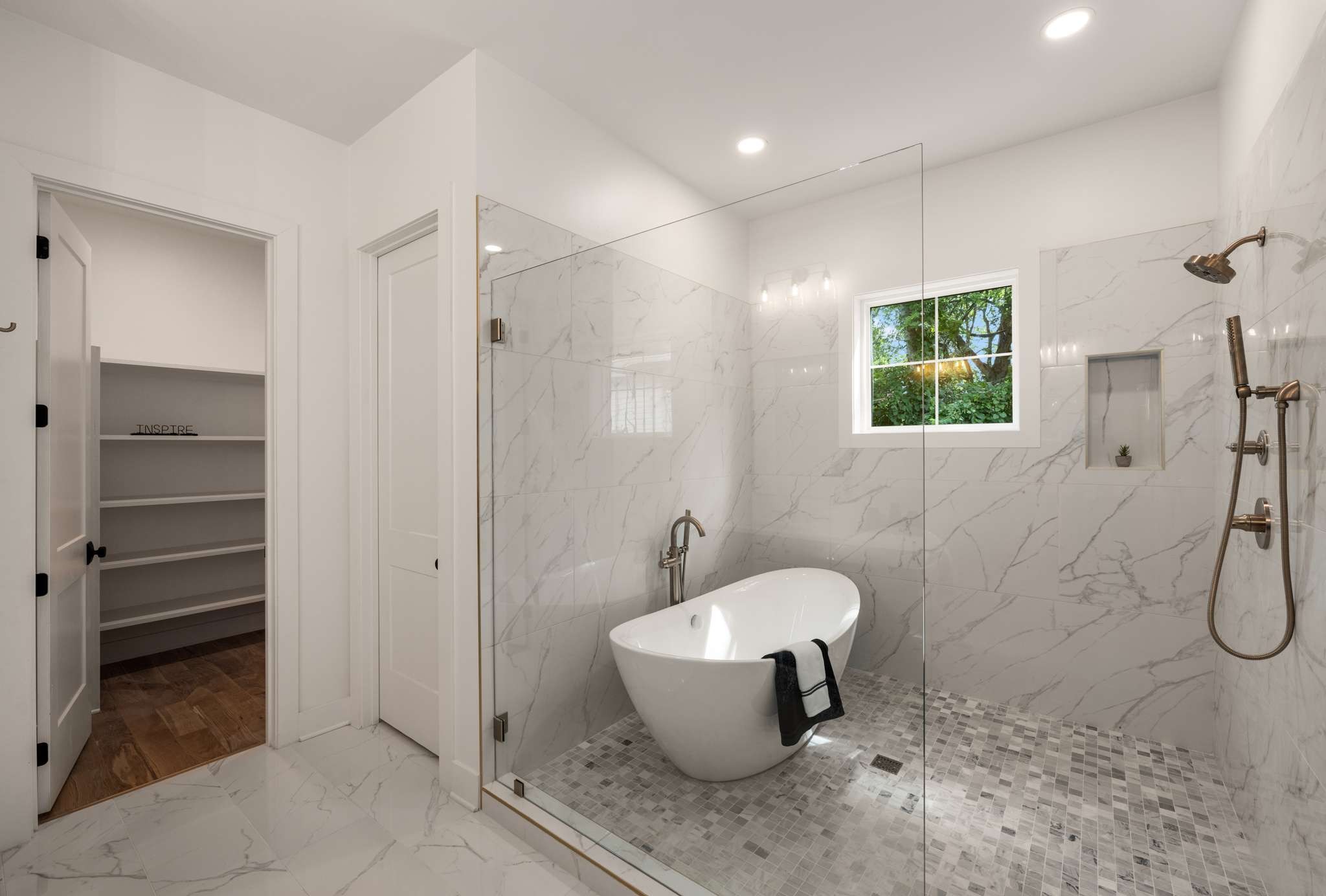 3512 Elkins Avenue Nashville, TN 37209 - Photo 20 of 36 a bathroom with a granite countertop sink toilet and shower