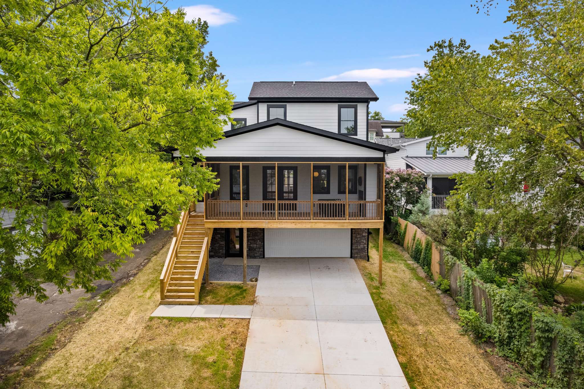 3512 Elkins Avenue Nashville, TN 37209 - Photo 33 of 36 a view of a house with a yard