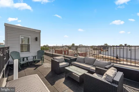a terrace view with seating space
