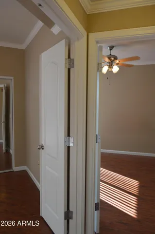 a close up view of racks on the wall