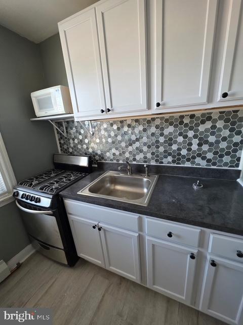 1603 Murdoch Road Philadelphia, PA 19150 - Photo 2 of 4 a kitchen with a sink and cabinets