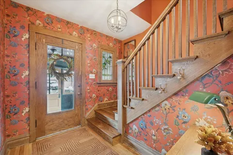 a view of an entryway