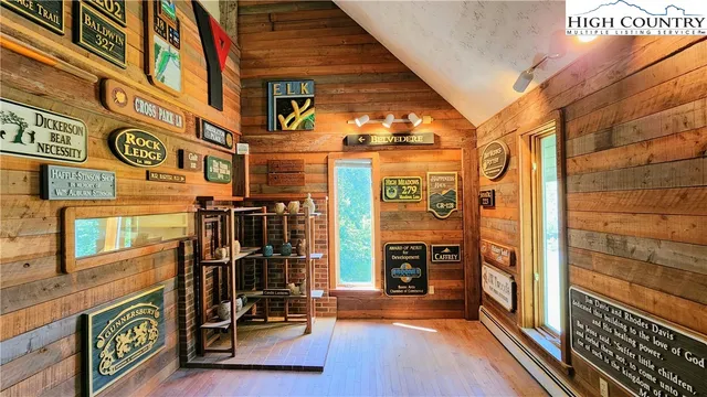 a view of a shop with building