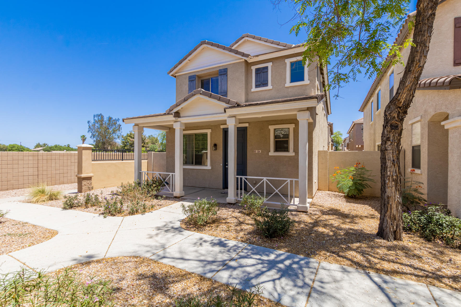 126 East Catclaw Street Gilbert, AZ 85296 - Photo 3 of 22 FANTASTIC FRONT PORCH