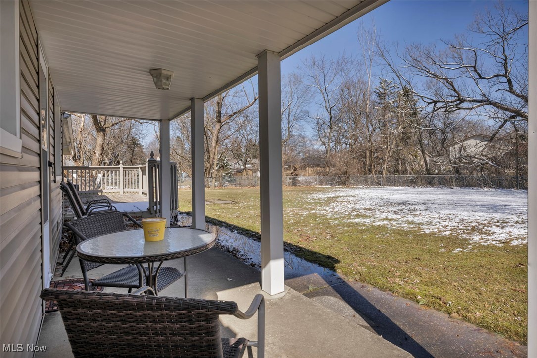 475 Harris Road Cleveland, OH 44143 - Photo 7 of 38 View of patio / terrace with fence