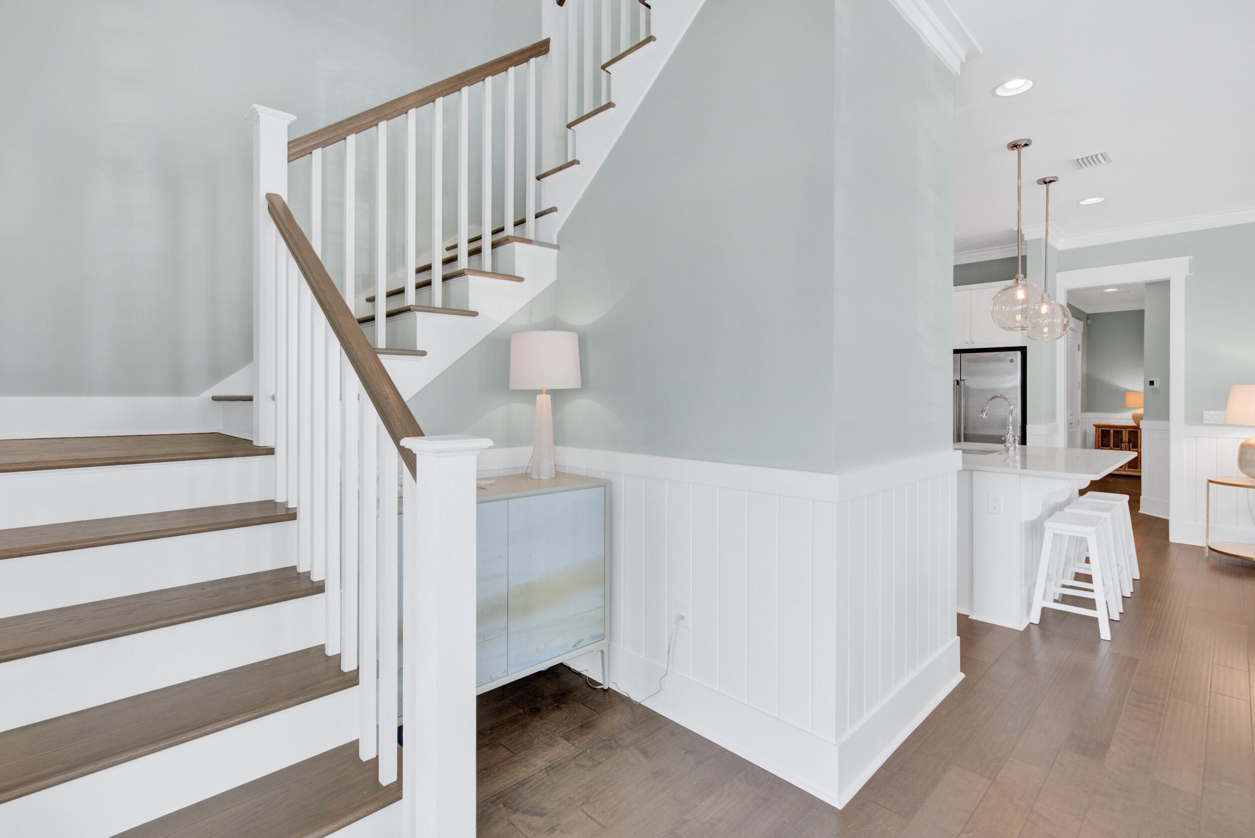 117 Prairie Pass Santa Rosa Beach, FL 32459 - Photo 18 of 33 a view of entryway and hall with wooden floor