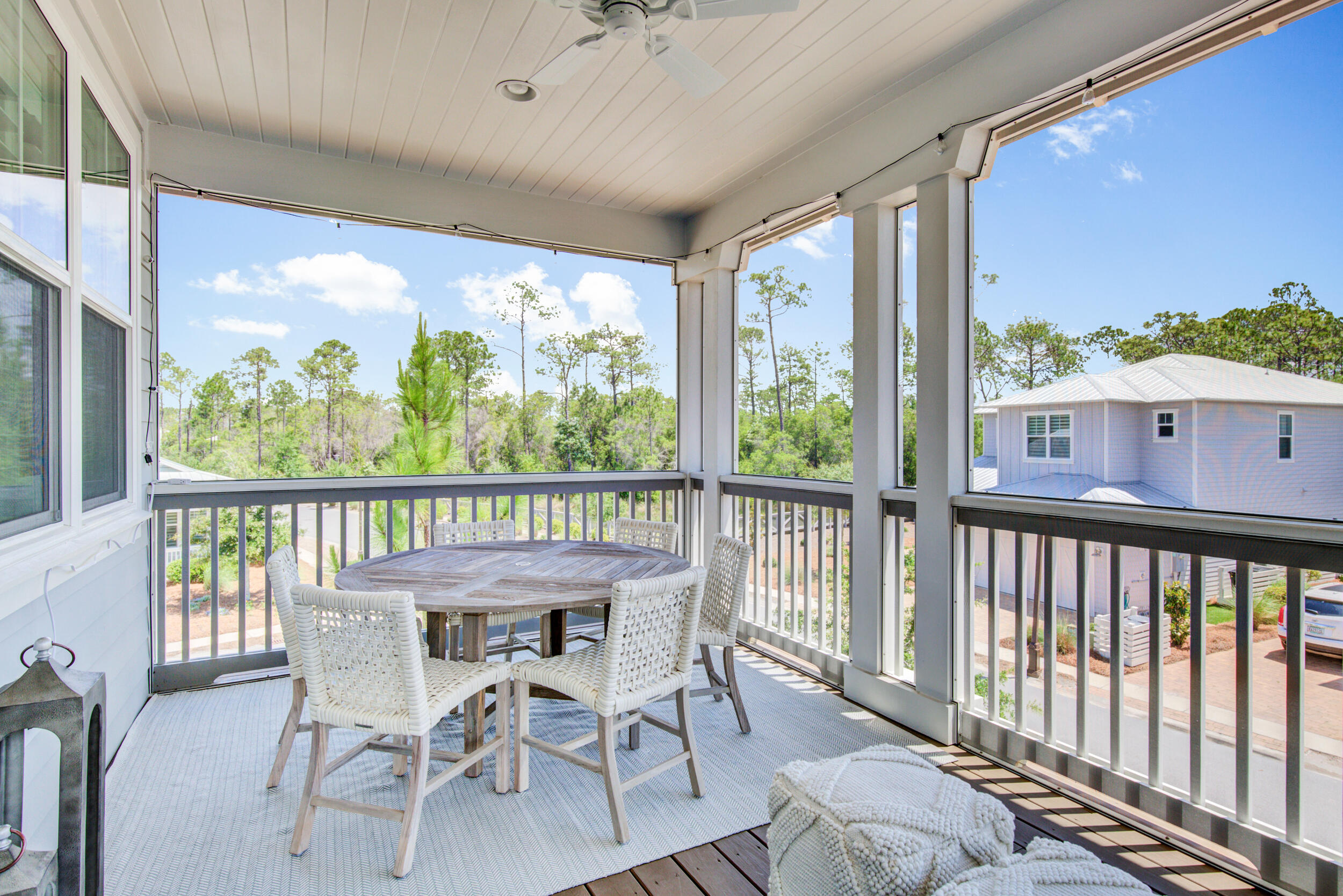 117 Prairie Pass Santa Rosa Beach, FL 32459 - Photo 21 of 33 a view of a dining room with furniture window and wooden floor