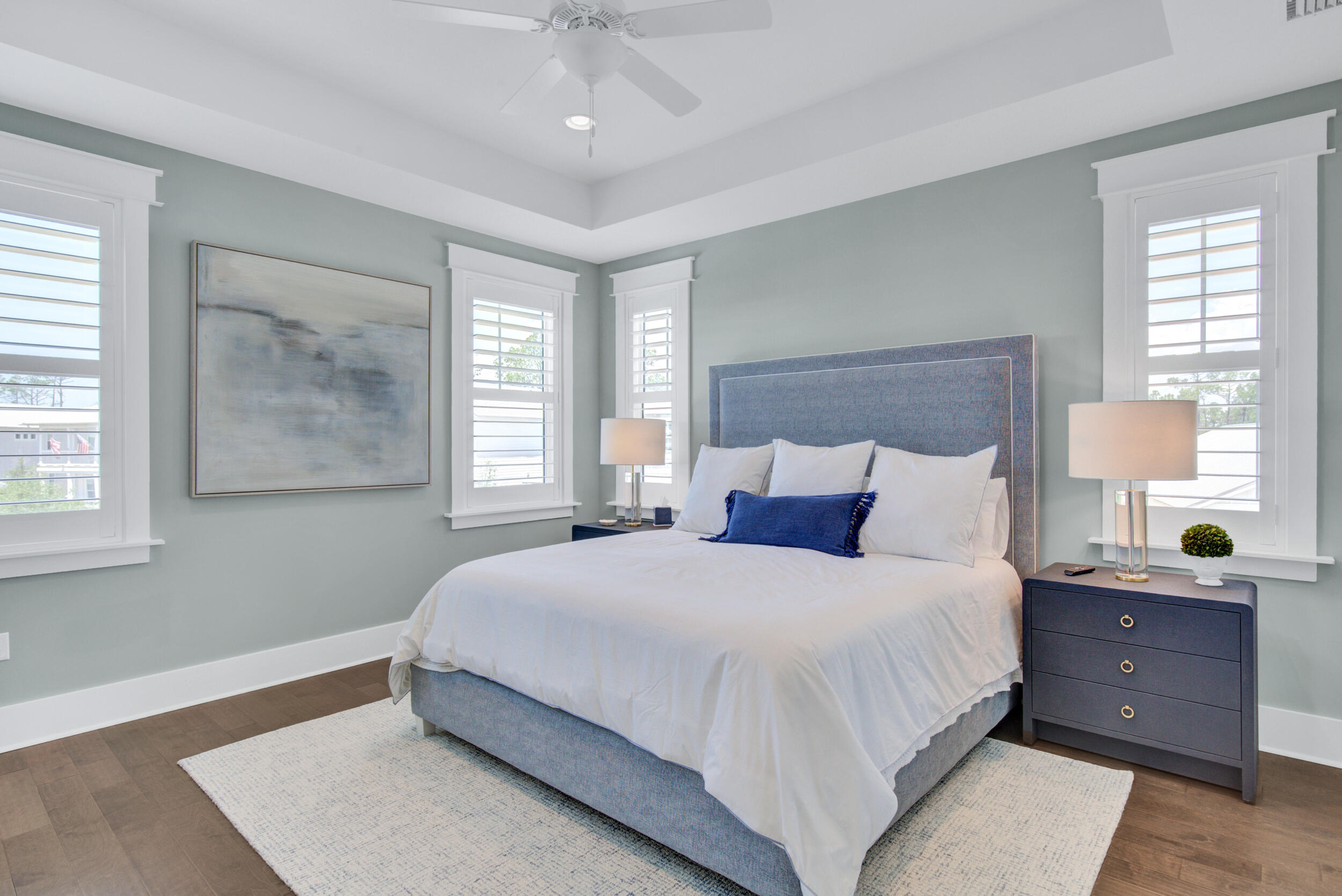 117 Prairie Pass Santa Rosa Beach, FL 32459 - Photo 22 of 33 a bedroom with a large bed and a window