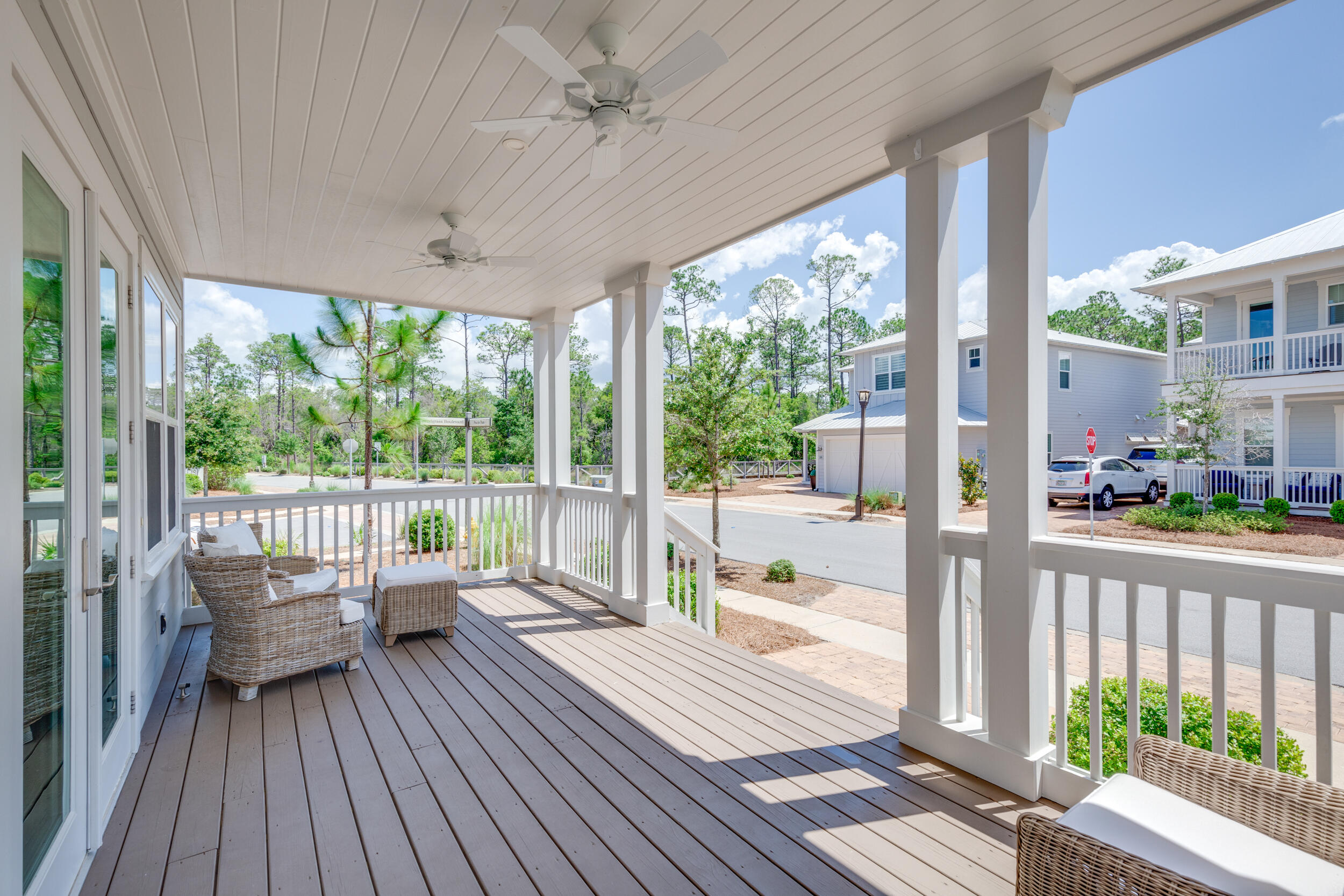 117 Prairie Pass Santa Rosa Beach, FL 32459 - Photo 4 of 33 a view of a balcony with wooden floor