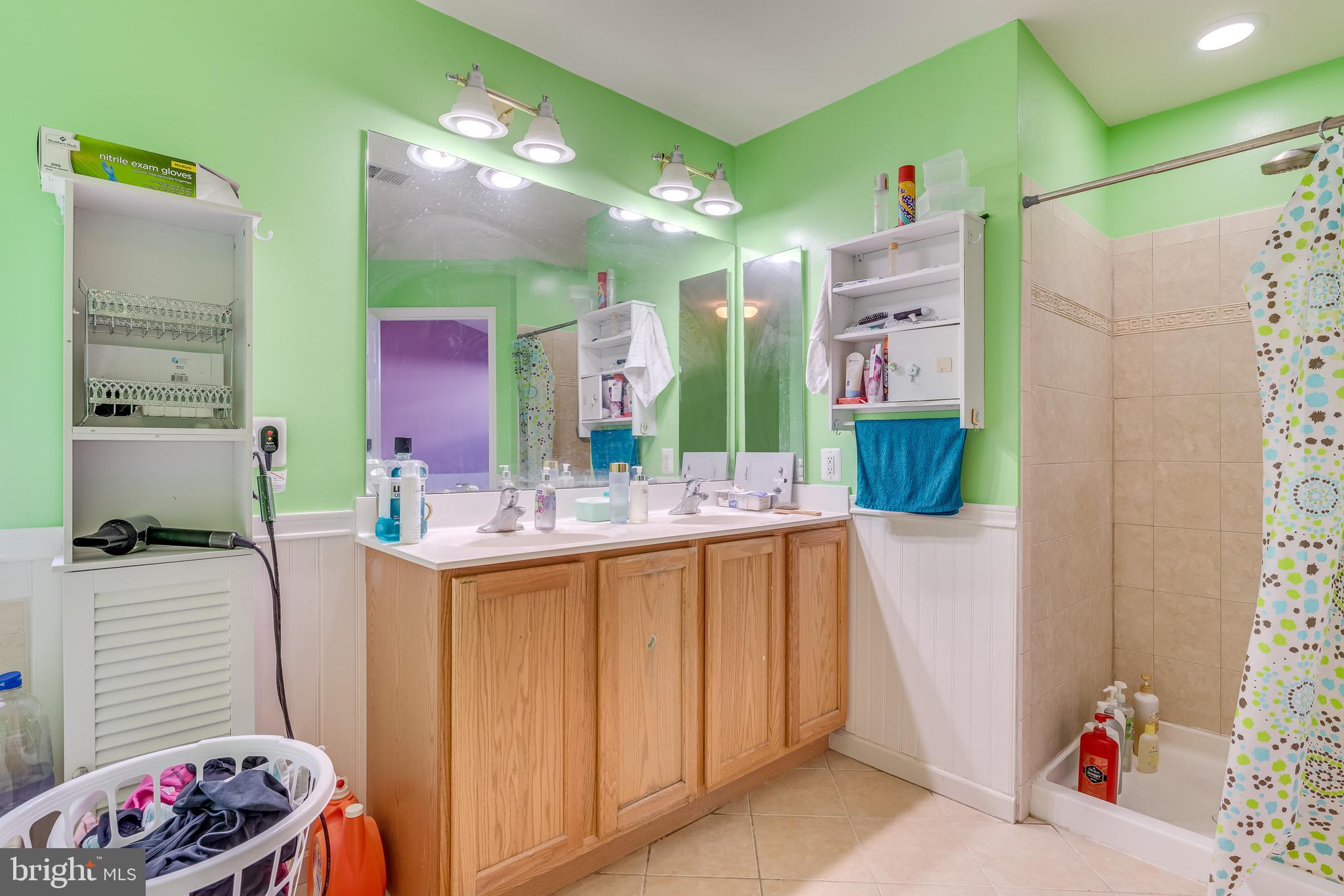 1356 Foal Street Ranson, WV 25438 - Photo 44 of 63 double bowl vanity and walk-ing tiled shower