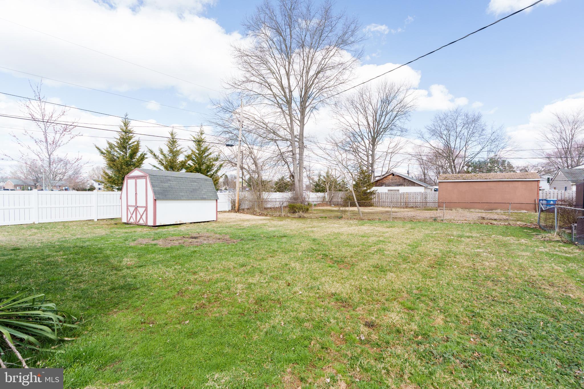 102 Miller Street Elkton, MD 21921 - Photo 14 of 15 Fenced backyard with storage shed