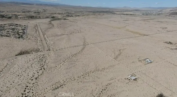 a view of a dry yard