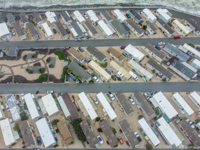 a view of a city from a balcony