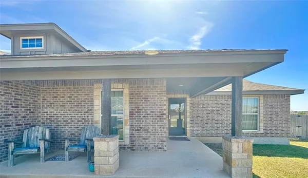 a view of house with patio