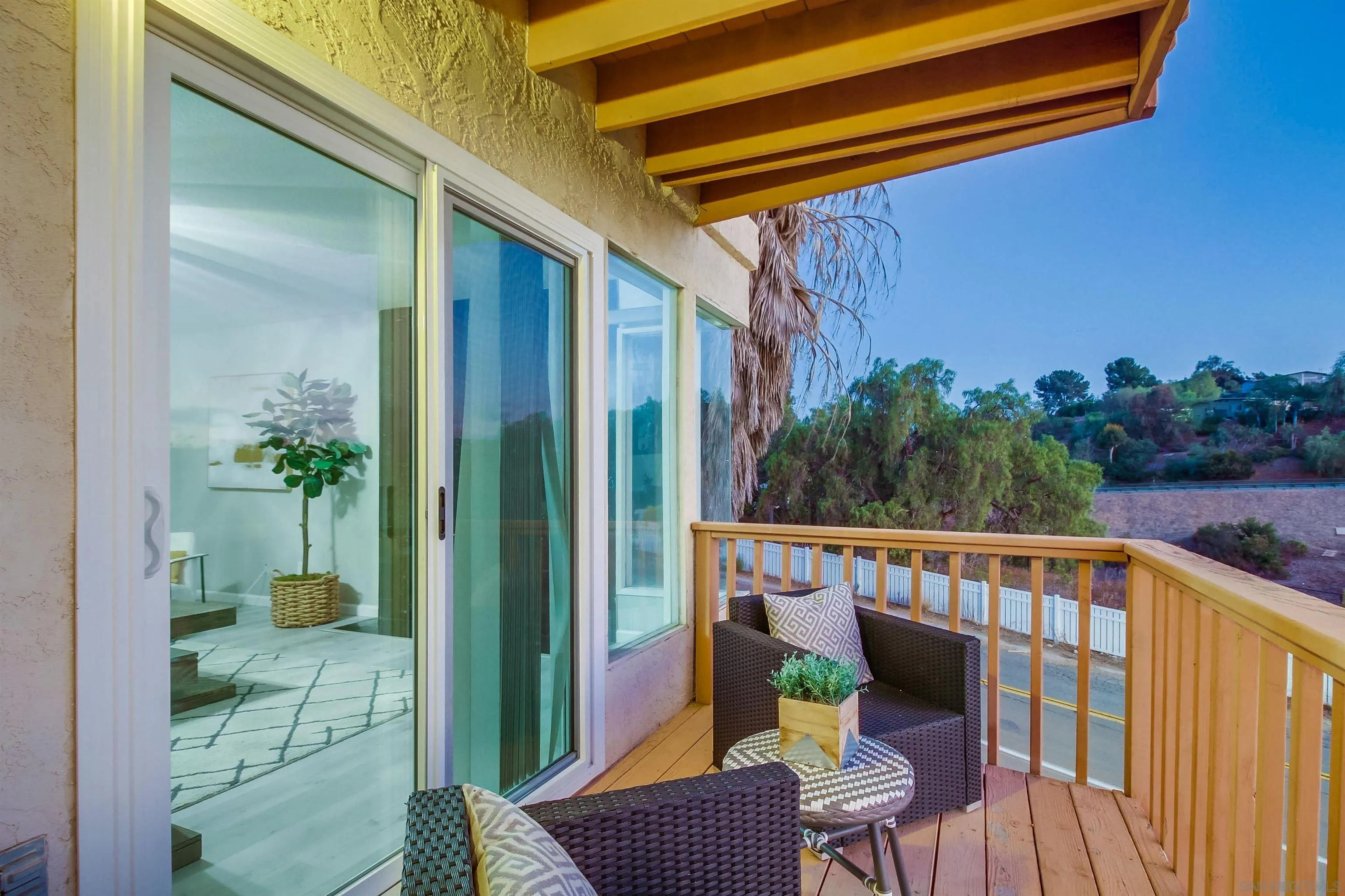 2351 Star Pine Drive Lemon Grove, CA 91945 - Photo 3 of 44 a view of balcony with furniture and wooden deck