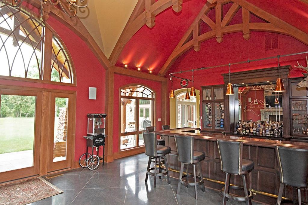 221 Springdale Road Venetia, PA 15367 - Photo 18 of 25 Custom bar with hand hammered copper top
