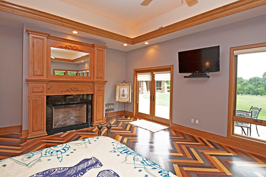 221 Springdale Road Venetia, PA 15367 - Photo 23 of 25 Fireplace in master Br Doors to patio
