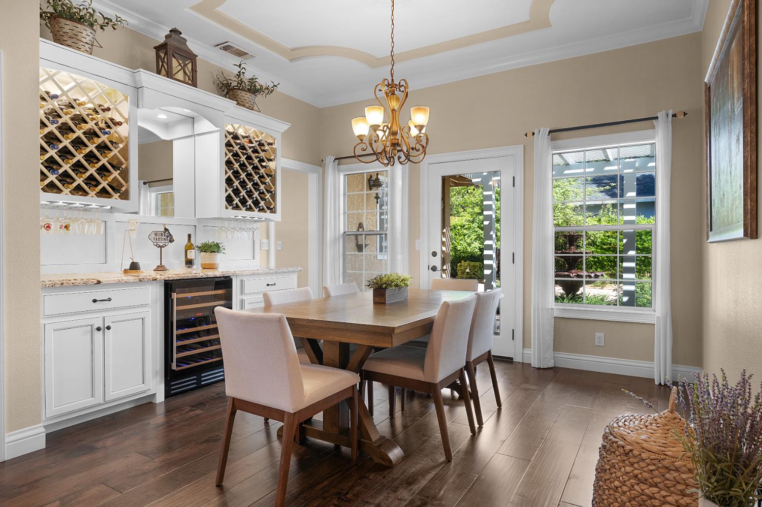 8300 Auburn Folsom Road Granite Bay, CA 95746 - Photo 7 of 45 a view of a dining room with furniture window and wooden floor