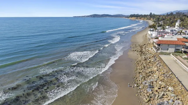 a view of a city from a yard