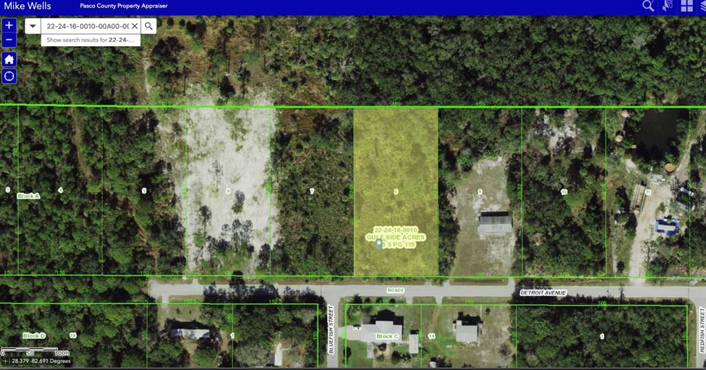 8 Detroit Avenue Hudson, FL 34667 - Photo 3 of 4 a view of a back yard from a balcony