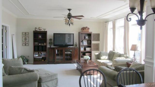 30 Lower Way Road Easton, PA 18045 - Photo 8 of 24 Extended Family Room/ Decorative ceiling and Moldi