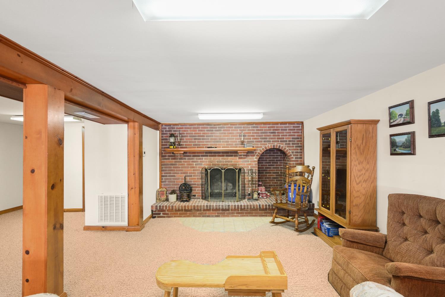 11285 Chesterville Road Moores Hill, IN 47032 - Photo 34 of 71 2nd view of Lower level with fireplace