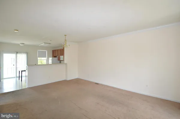 a view of an empty room