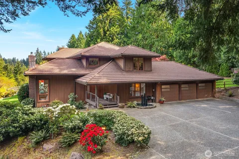 a front view of a house with porch