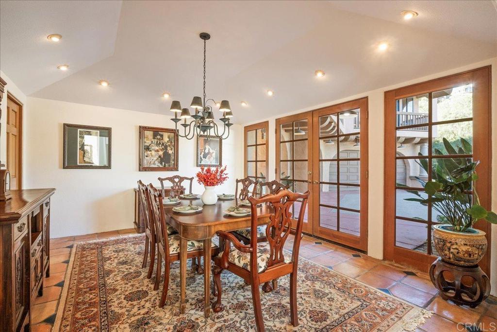 3577 Stonegate Place Fallbrook, CA 92028 - Photo 14 of 60 Dining Room attached to the Kitchen and doors leading to an outdoor sitting area