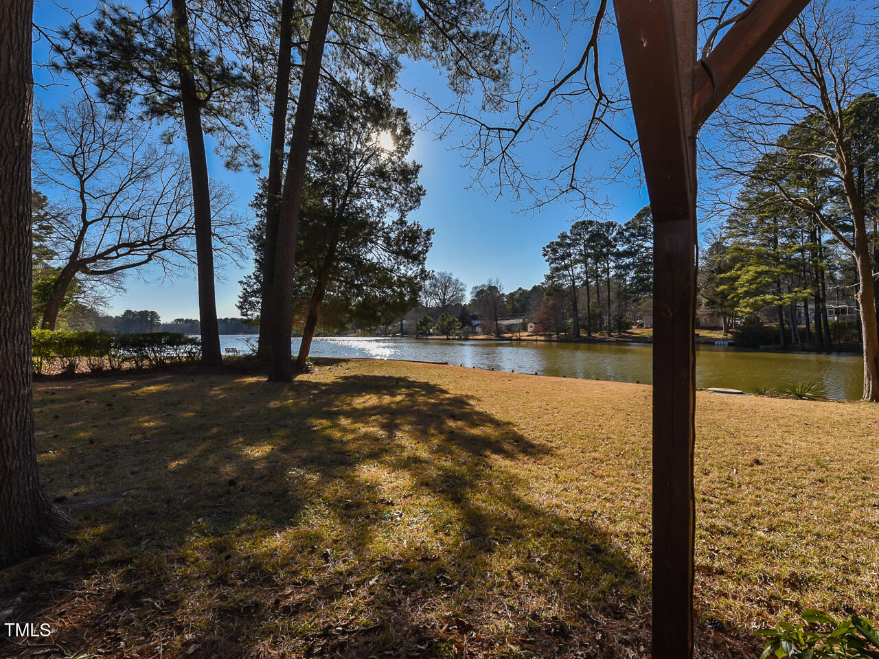 5200 Newhall Road Durham, NC 27713 - Photo 9 of 35 Exterior - lake - back yard - ok