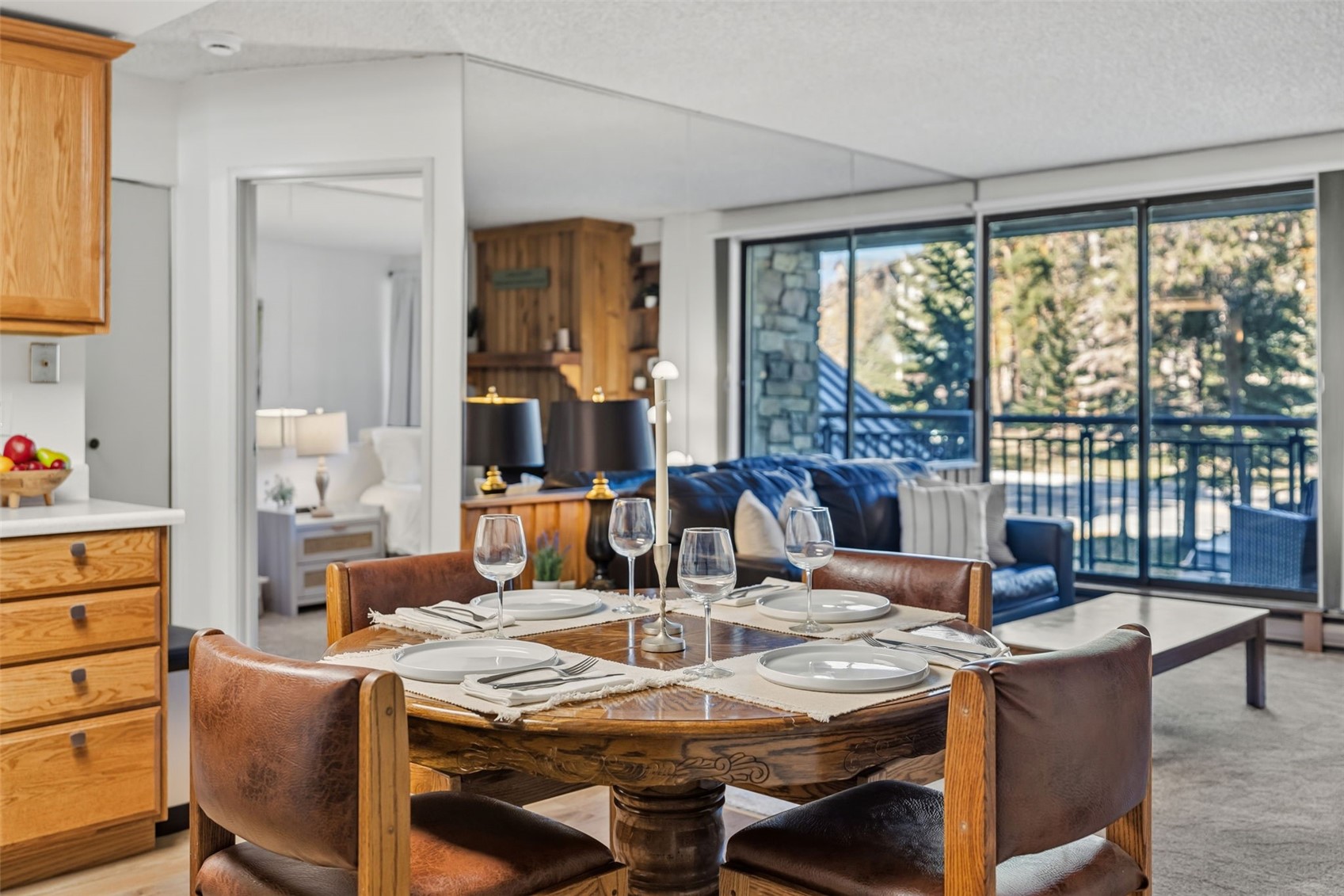 455 Village Road, Unit 215 Breckenridge, CO 80424 - Photo 6 of 35 Open-concept living area with lots of natural light