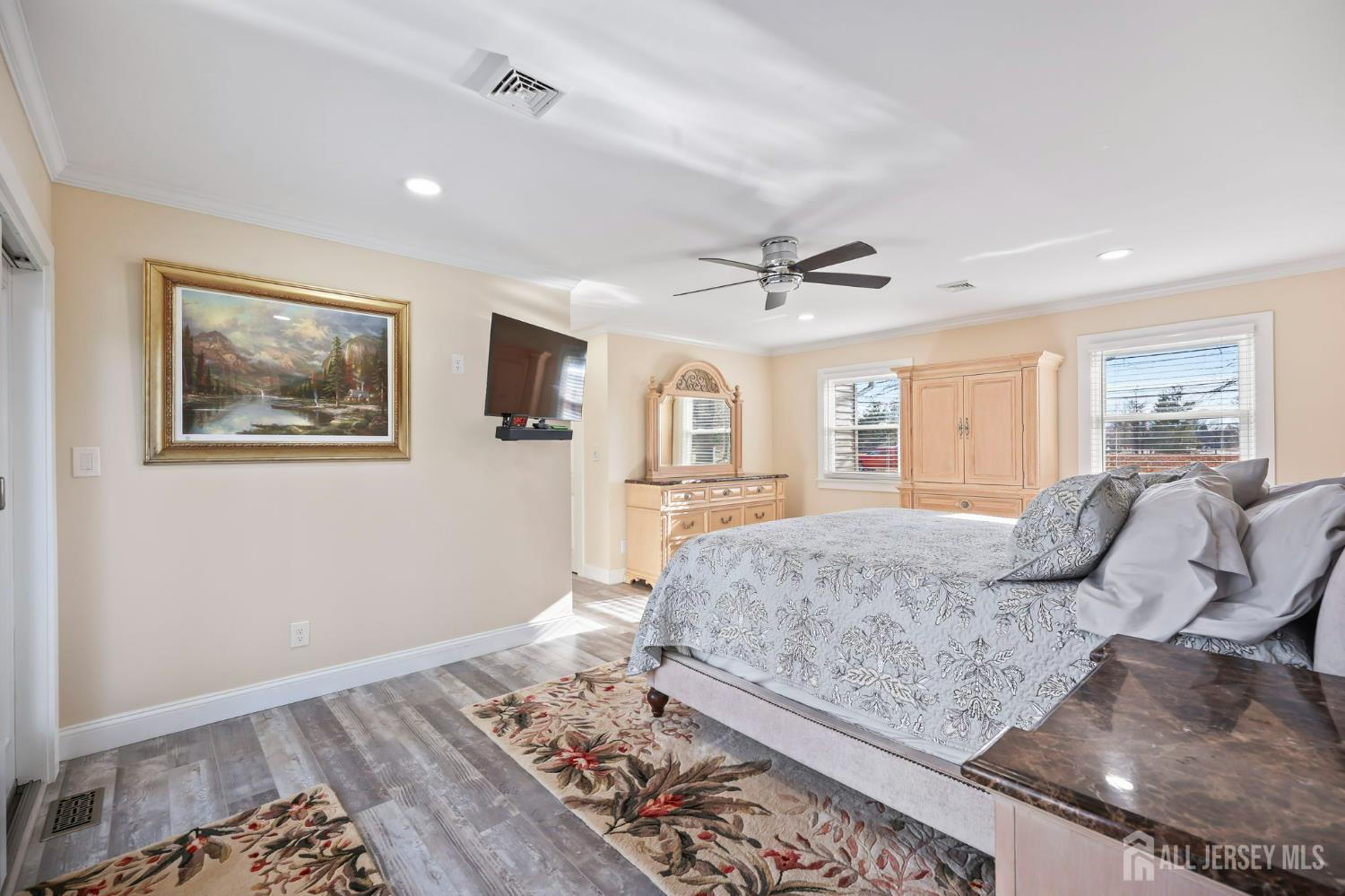 568 Village Road West Windsor, NJ 08550 - Photo 24 of 43 a living room with furniture and a wooden floor