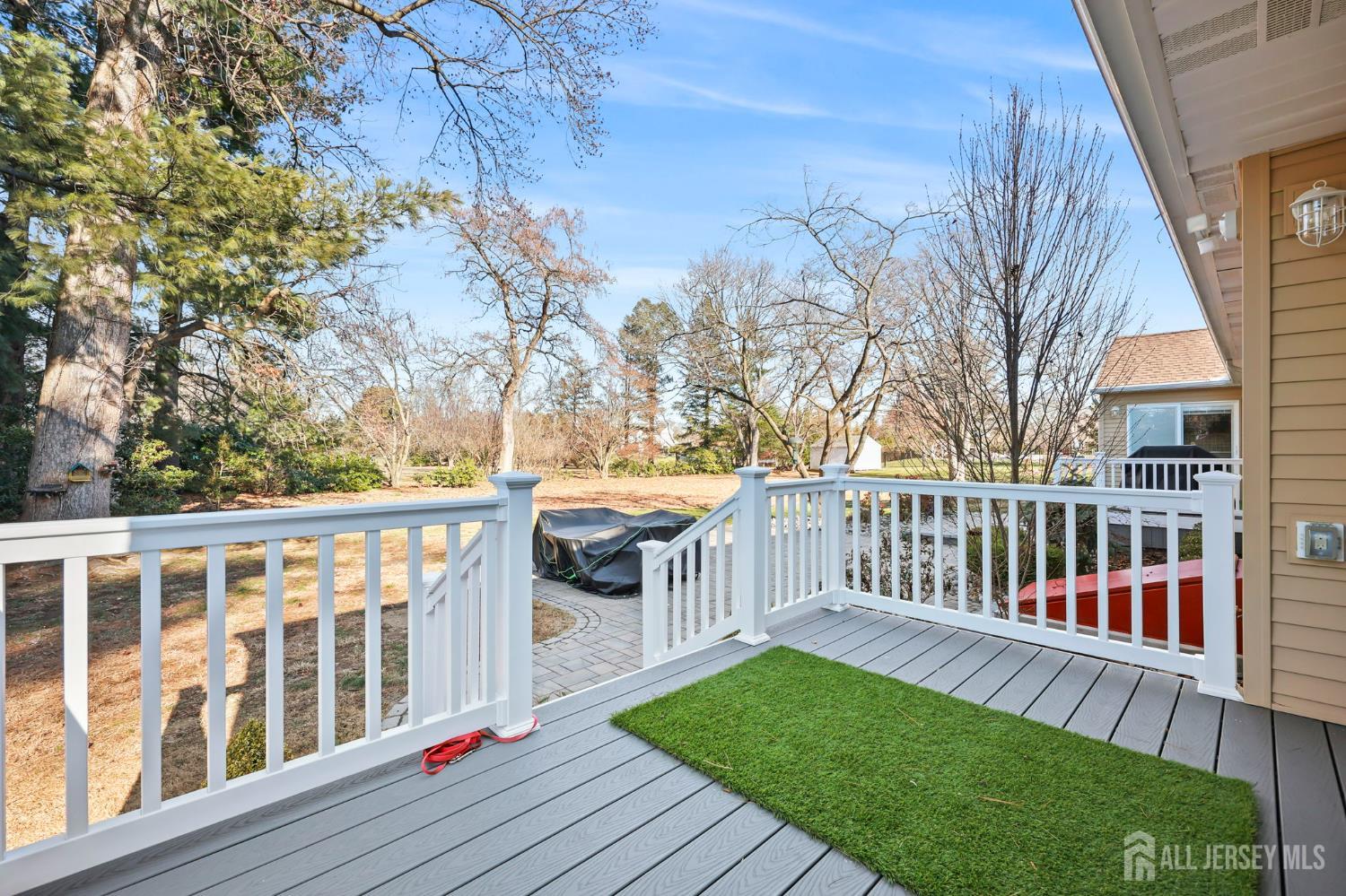 568 Village Road West Windsor, NJ 08550 - Photo 31 of 43 a view of a deck with a chair