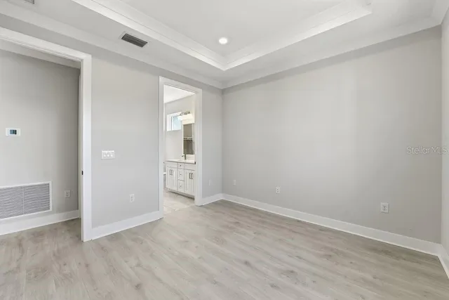 wooden floor in an empty room