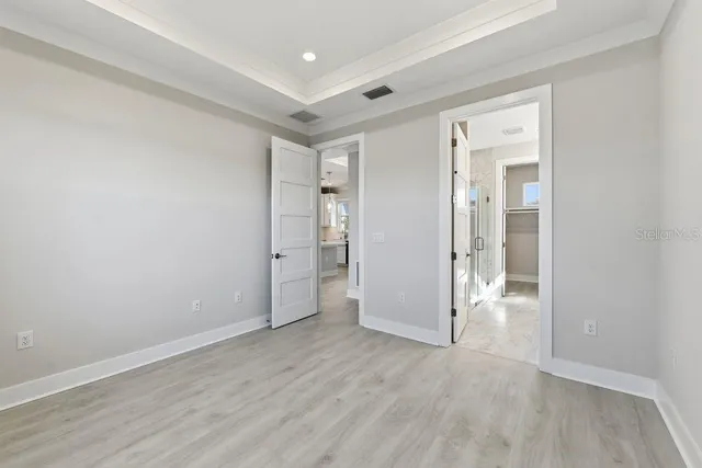 wooden floor in an empty room